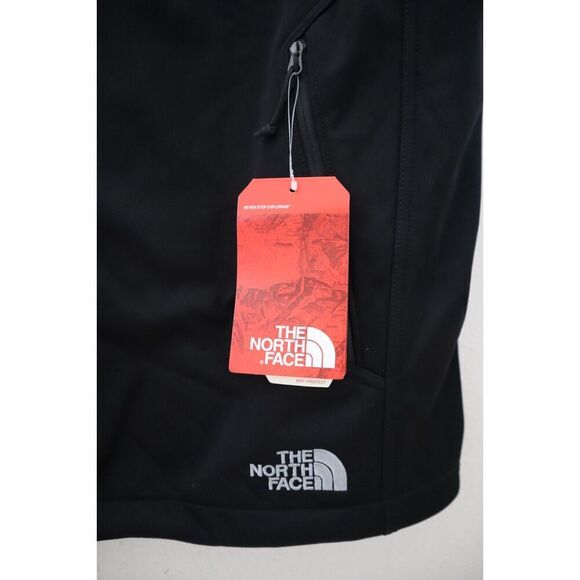 The North Face NF0A3LGZJK3 Men's Sz L Black Ridgewall Soft Shell Vest - Picture 3 of 12